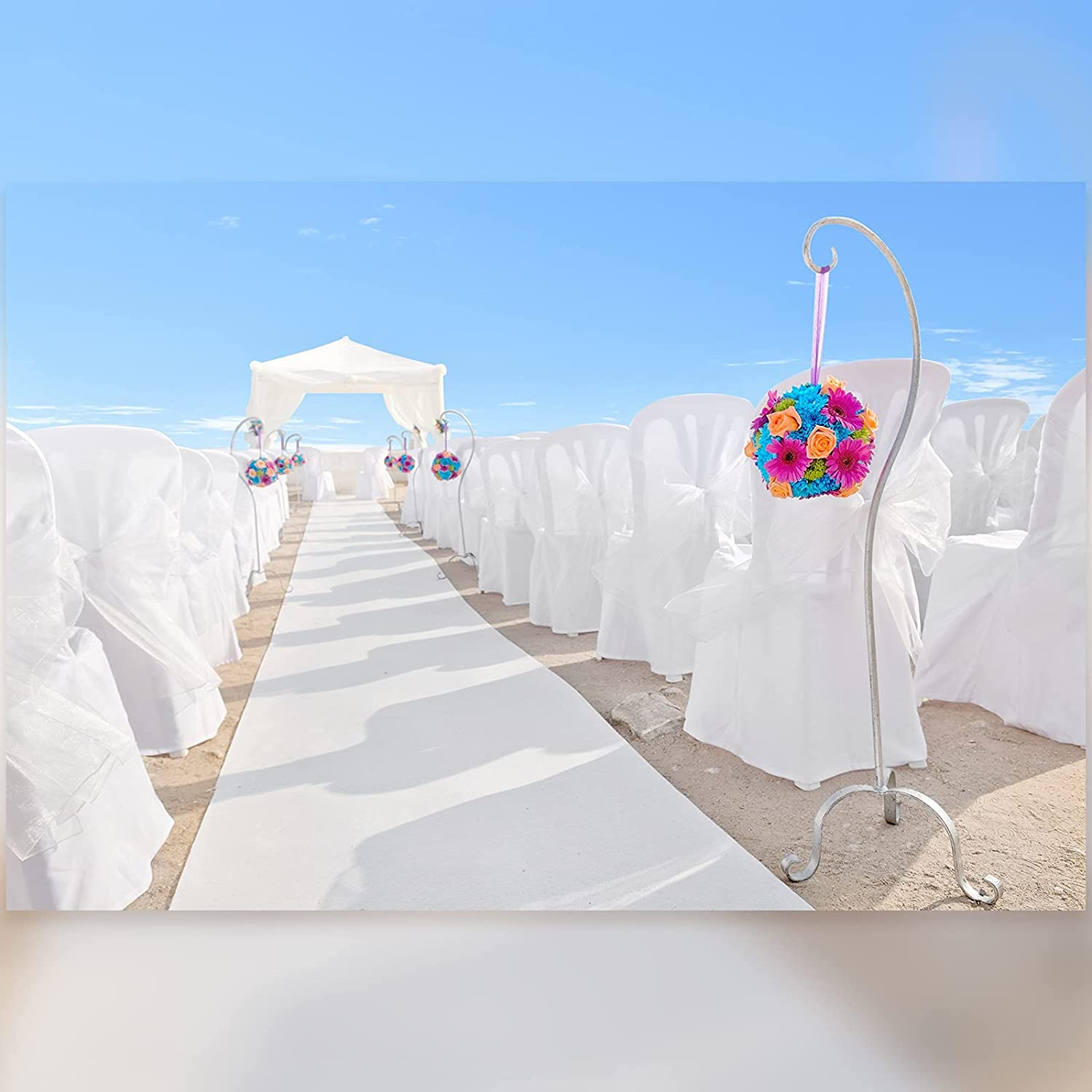 Aisle Runner White - Белый ковер для свадьбы, противоскользящий ковер