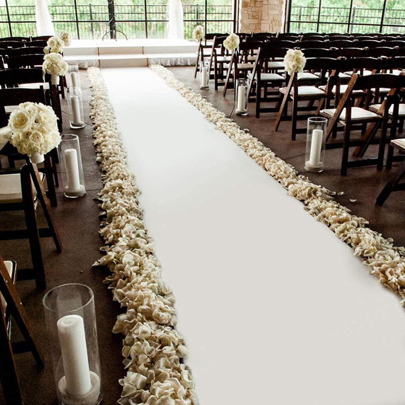 Aisle Runner White - Белый свадебный ковер для бега, празднования