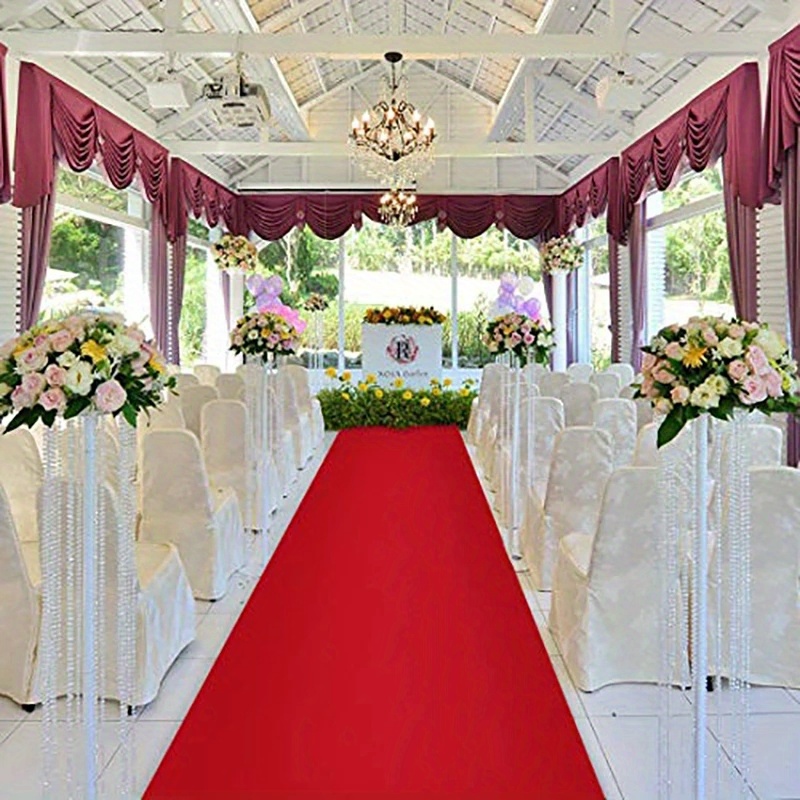 Aisle Runner White - Красная ковровая церемония, вечерние сценические коврики,
