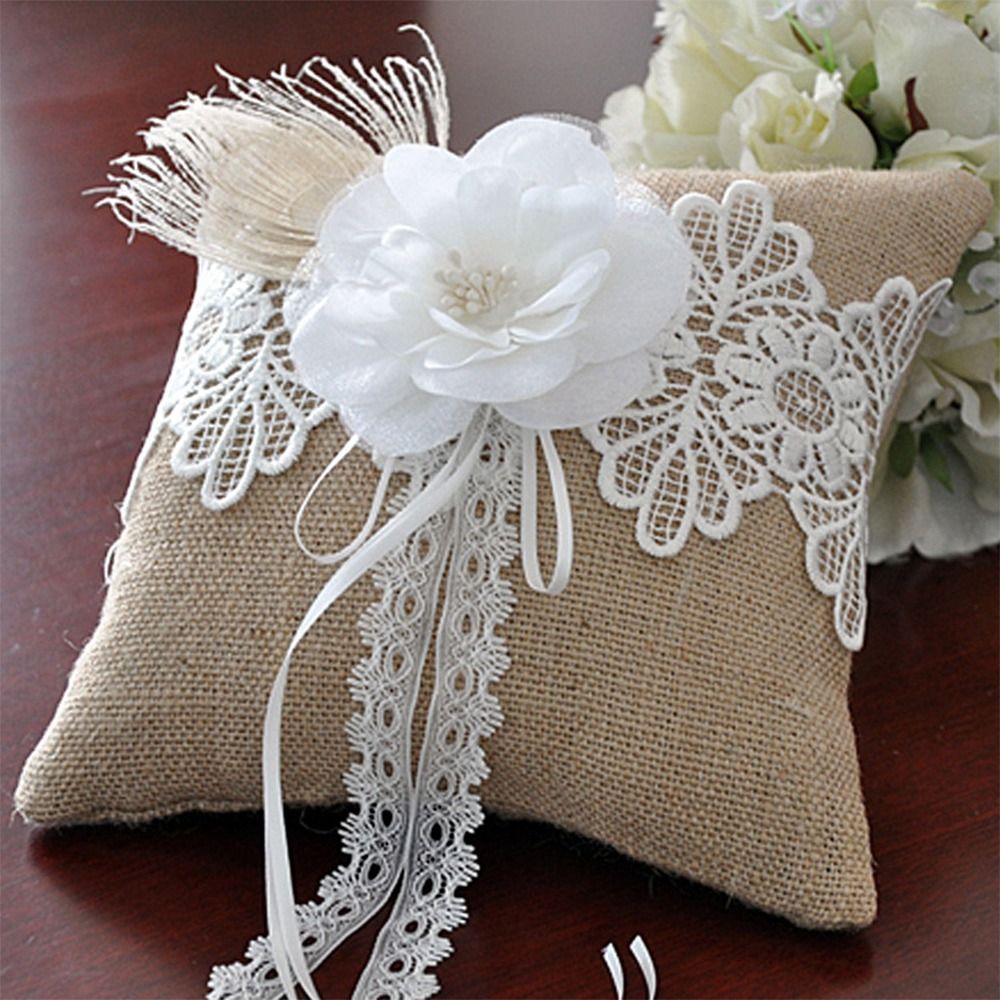 Подушка для колец 15*15см, 20* – обзор и цена Ring Bearer Pillow