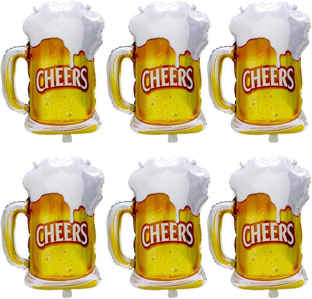 6 шт., пивная кружка Cheers, в – обзор и цена Wedding Alcohol Supply